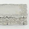 Hallmarked Silver Victorian Large Snuff Box Birmingham 1856 Edward Smith