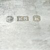 Hallmarked Silver Victorian Large Snuff Box Birmingham 1856 Edward Smith