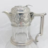 Hallmarked Silver and Crystal Claret Jug Sheffield 1887