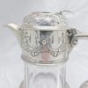 Hallmarked Silver and Crystal Claret Jug Sheffield 1887