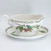 Noritake-royal-orchard-Japan-sauce-bowl-3 Noritake Royal Orchard Japan Sauce Boat and Stand