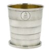 Rare Silver Collapsible Cup London 1857 By John Harris