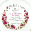 Royal Albert Four Seasons Autumn Plate F F Errill