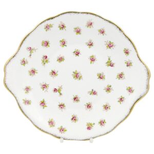 Royal Albert Pink Rosebud Large Cake Plate C1925