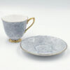 Royal Albert Gossamer Demitasse Duo Grey