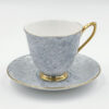 Royal Albert Gossamer Demitasse Duo Grey