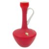 Vintage Retro Ruby Glass Large Vase Pitcher C1970