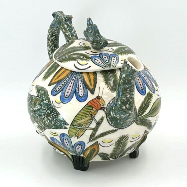Ardmore Hand Painted Large Tea Pot By Mishali 1994