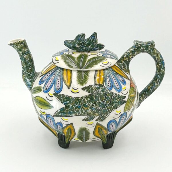 Ardmore Hand Painted Large Tea Pot By Mishali 1994