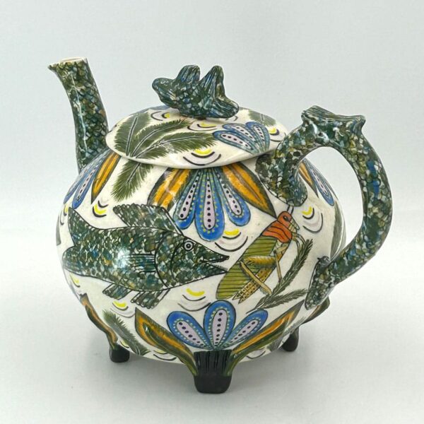 Ardmore Hand Painted Large Tea Pot By Mishali 1994