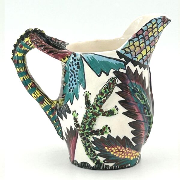 Ardmore Hand Painted Crocodile Jug Othlg