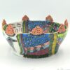 Ardmore Hand Painted Zebra Bowl 1994 Matrinah