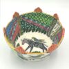 Ardmore Hand Painted Zebra Bowl 1994 Matrinah