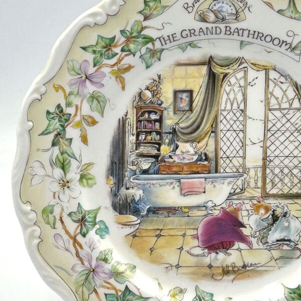 Brambly Hedge Royal Doulton Grand Bathroom Plate