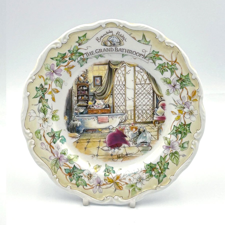 ロイヤルドルトン ブランブリーヘッジ THE GRAND BATHROOM Brambly Hedge Royal Doulton Grand Bathroom Plate - Clyde on 4th