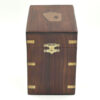 Bridge Companion Set In Mahogany Banded Box 20th