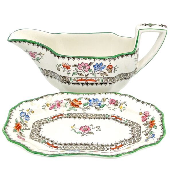 Copeland Spode Chinese Rose Pattern Gravy Boat