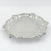 Georgian Silver Calling Card Tray London 1749 William Peaston