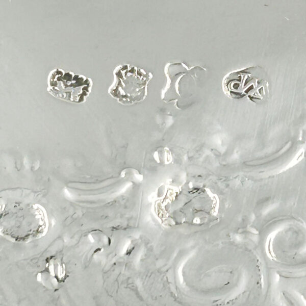 Georgian Silver Calling Card Tray London 1749 William Peaston