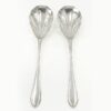 Hallmarked Silver Boxed Serving Spoons Sheffield 1959