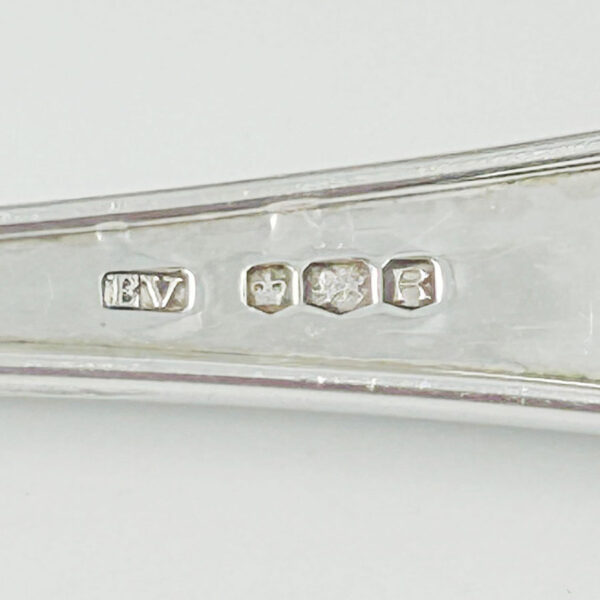 Hallmarked Silver Boxed Serving Spoons Sheffield 1959