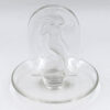 Lalique Frosted And Clear Crystal Naiade Mermaid Ring Dish