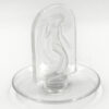 Lalique Frosted And Clear Crystal Naiade Mermaid Ring Dish