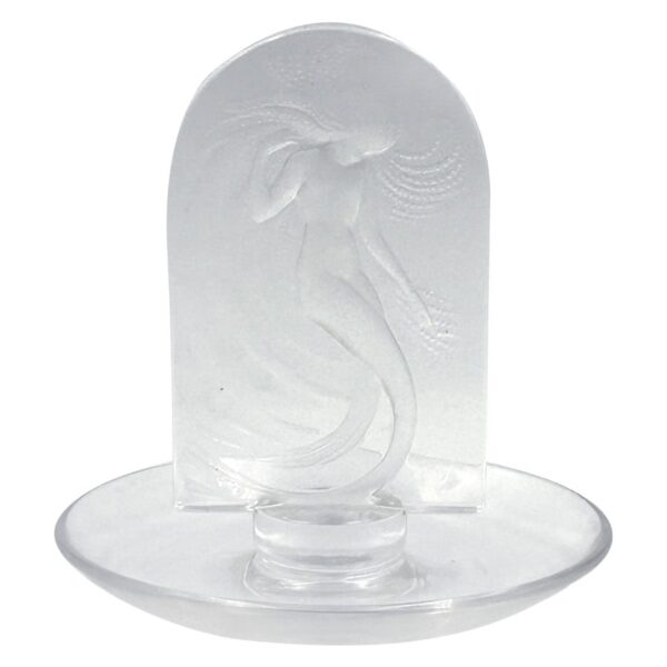 Lalique Frosted And Clear Crystal Naiade Mermaid Ring Dish - Clyde