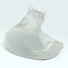 Lalique Crystal Cat Lying Down Boxed C1980