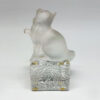 Lalique-crystal-playful-kitten-on-a-pedestal-boxed-c1980-3 Lalique Crystal Playful Kitten On A Pedestal Boxed C1980