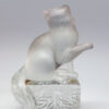 Lalique-crystal-playful-kitten-on-a-pedestal-boxed-c1980-4 Lalique Crystal Playful Kitten On A Pedestal Boxed C1980
