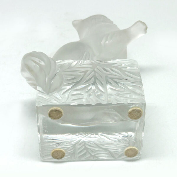 Lalique-crystal-playful-kitten-on-a-pedestal-boxed-c1980-6 Lalique Crystal Playful Kitten On A Pedestal Boxed C1980