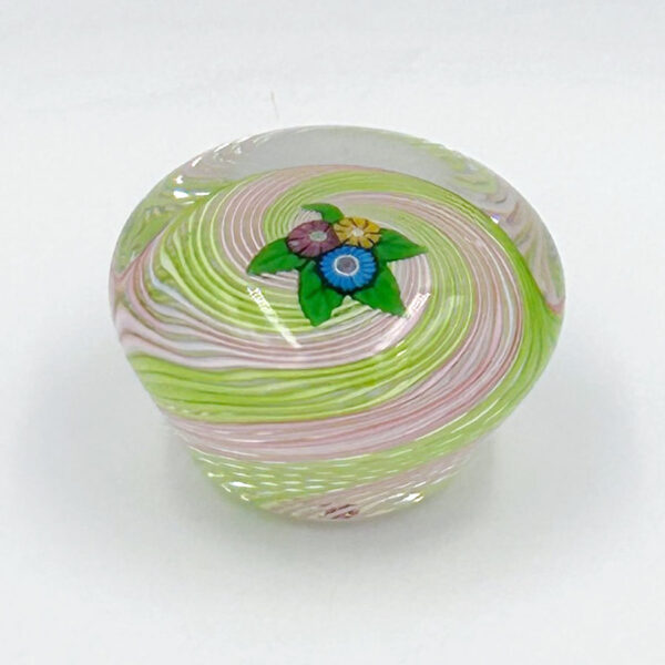 Perthshire Nosegay Floral Glass Paperweight 1977