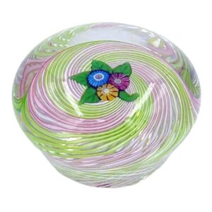 Perthshire Nosegay Floral Glass Paperweight 1977