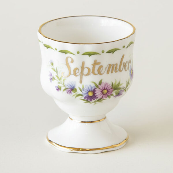 Royal Albert Flower of The Month September Egg Cup