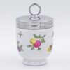 Royal Worcester Porcelain Egg Coddler Mixed Fruits