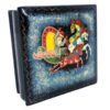 Russian Hand Painted Lacquered Box Horses and Sleigh