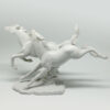 Schaubach Kunst Kurt Steiner Blanc De Chine Wild Horse Scene