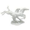 Schaubach Kunst Kurt Steiner Blanc De Chine Wild Horse Scene
