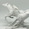 Schaubach Kunst Kurt Steiner Blanc De Chine Wild Horse Scene