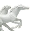 Schaubach Kunst Kurt Steiner Blanc De Chine Wild Horse Scene