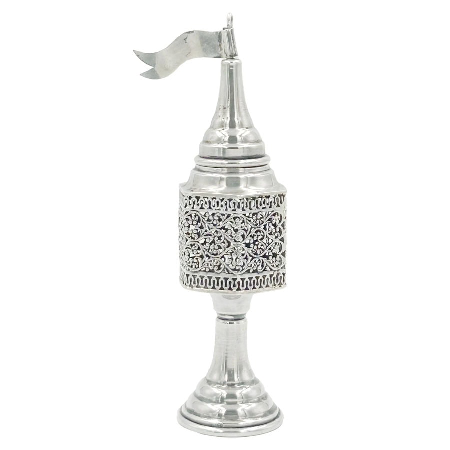 Sterling Silver Judaica Spice Tower Clyde on 4th Antiques