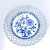 Berlin KPM Onion Pattern Reticulated Plate C1945