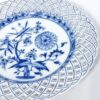 Berlin KPM Onion Pattern Reticulated Plate C1945