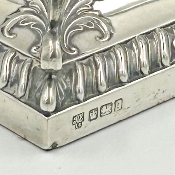 Hallmarked Silver Inkwell Sheffield 1908 Hawksworth Eyre and Co