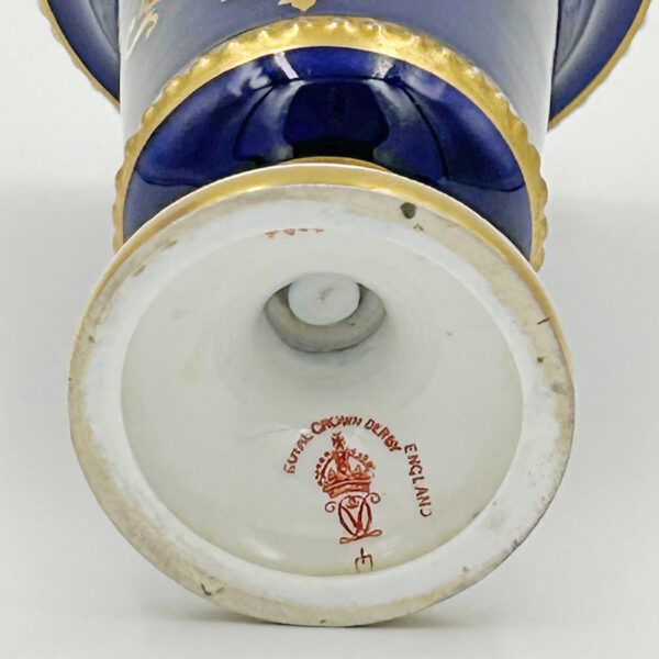 Royal Crown Derby Floral Vase C1904