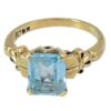 Topaz 9Ct Gold Cocktail Ring
