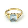 Topaz 9Ct Gold Cocktail Ring