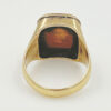 18ct Gold Bloodstone Intaglio Ring