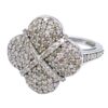 9ct White Gold Diamond Cluster Ring